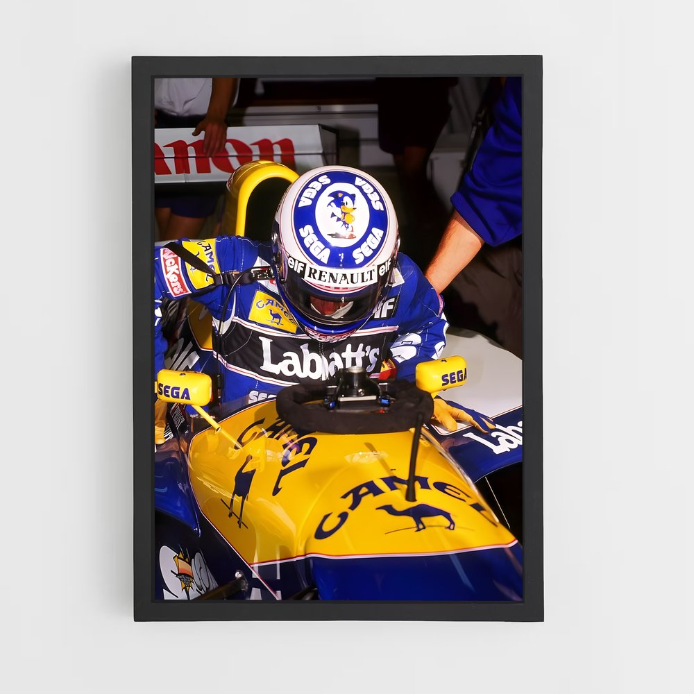 Poster Williams de Vitesse – affiche Voitures de Formule 1 (vue 2)